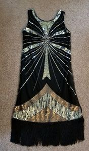 1920's theme flapper dress.